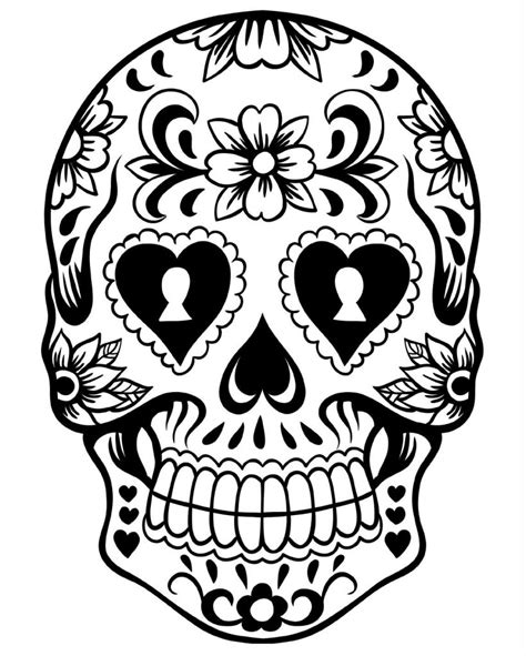 Rituals celebrating the deaths of ancestors had been observed by these civilizations 3,000 years ago! Free Printable Day of the Dead Coloring Pages - Best ...
