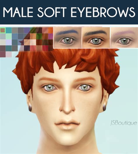 Male Soft Eyebrows Jsboutique Sims 4 Creations
