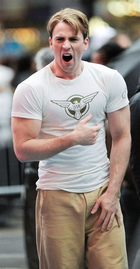 Chris Evans What Is He Doing With His Face