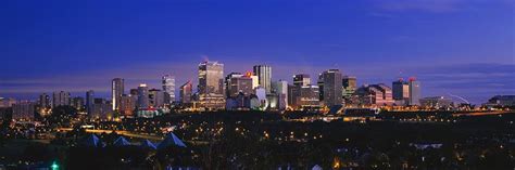 Edmonton Skyline At Night Walls 360