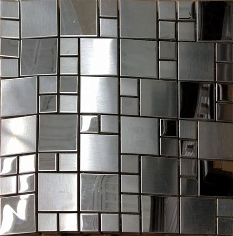 Stainless Steel Tile Hs091 Dixietileshop Mosaic Tiles Backsplash