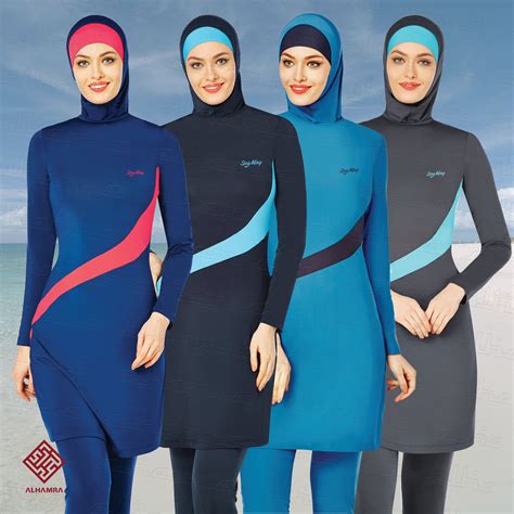 Alhamra Al Full Cover Modest Burkini Swimwear Sportwear Muslim