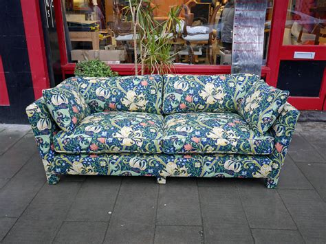 Sofa Upholstered In William Morris Fabric By The Master Craftsmen At