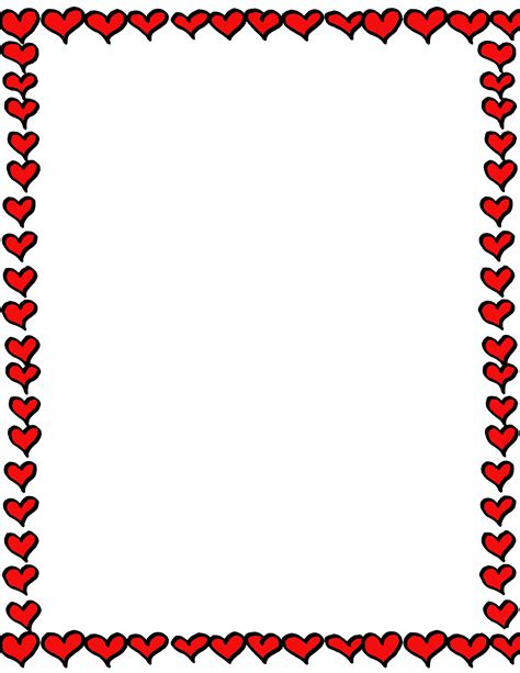Heart Border Png Heart Border Png Transparent Free For Download On