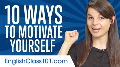 10 Ways To Motivate Yourself When Learning English Youtube