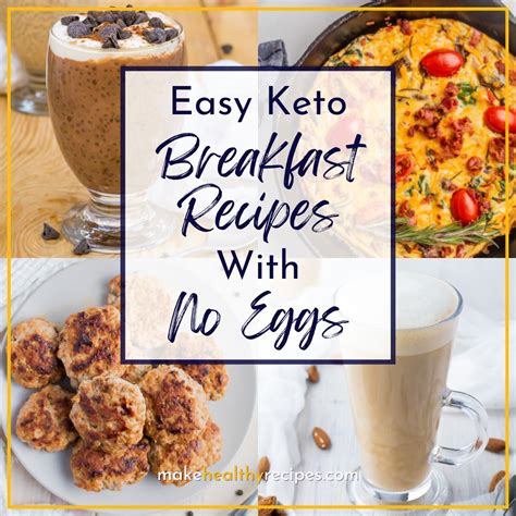 33 Easy Keto Breakfast Ideas No Eggs Low Carb