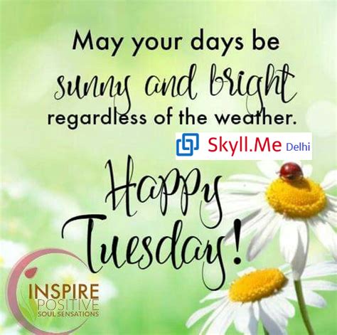 Inspirational Tuesday At Skyllme Delhi Happy Tuesday Morning Happy