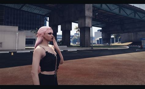 Long Hairstyle With Bangs For Mp Female Gta5 Mods Otosection