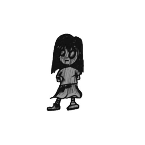 Creepy Girl Drawing Freetoedit Sticker By Oliviayeargin