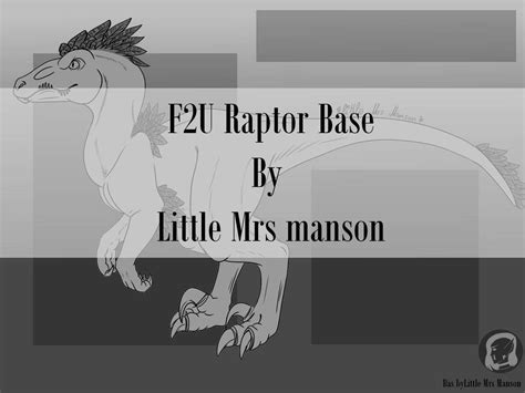 F2u Raptor Base By Littlemrsmanson On Deviantart