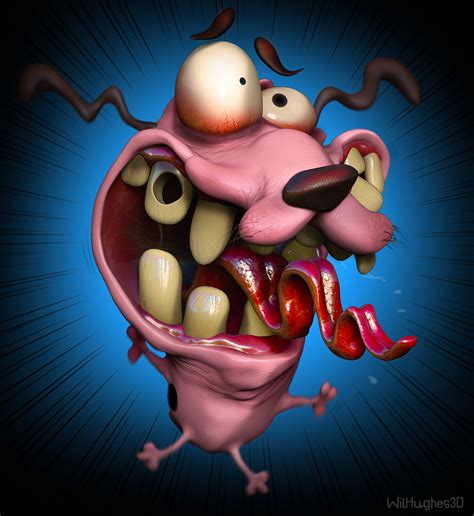 Artstation Courage The Cowardly Dog Wil Hughes