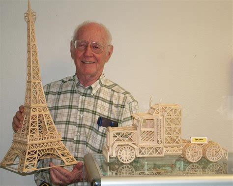 Eiffel Tower Matchstick Model The Miniature Engineering Craftsmanship