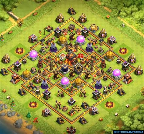 10 Best Th10 Farming Base Link 2022 Loot Protection Best Coc Maps