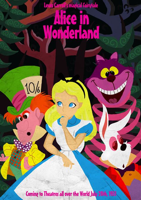 Alice And Wonderland Scenes Cartoon