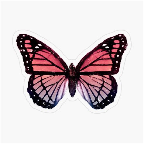 Small Aesthetic Butterfly Transparent Sticker By Trajeado14 In 2021