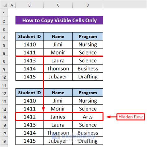 How To Copy Only Visible Cells In Excel Quick Ways