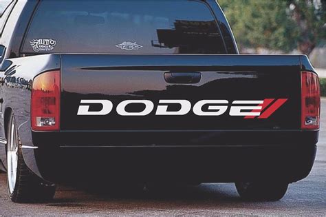 Dodge Ram Tailgate Decal Mopar Hemi Trucks Stickers Dodge Dakota Vinyl