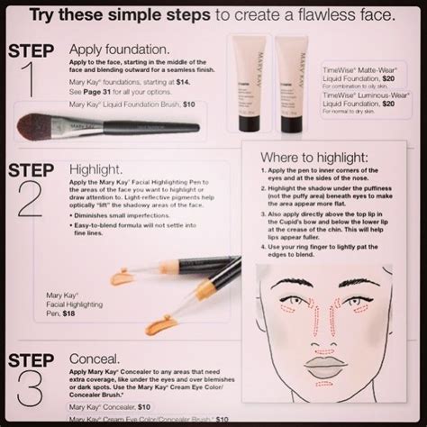 Try These Simple Steps To Create A Flawless Face Mary Kay Mary Kay