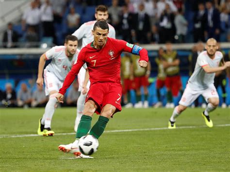 Cristiano Ronaldo World Cup 2018 Goal Real Madrid Man Makes History Scoring Portugal Penalty
