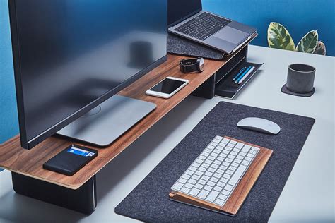 2 pencils to dual monitors. Grovemade's Desk Shelf System Helps You Become More ...