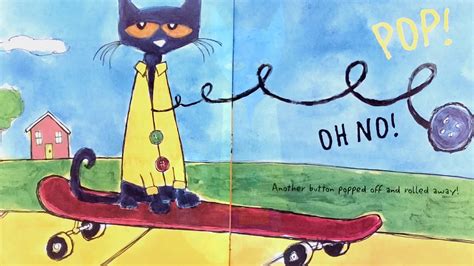 Pete The Cat And His Four Groovy Buttons Youtube