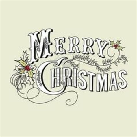 Download High Quality Merry Christmas Clipart Old Fashioned Transparent