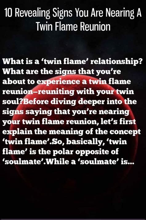10 Revealing Signs You Are Nearing A Twin Flame Reunion Twin Flame