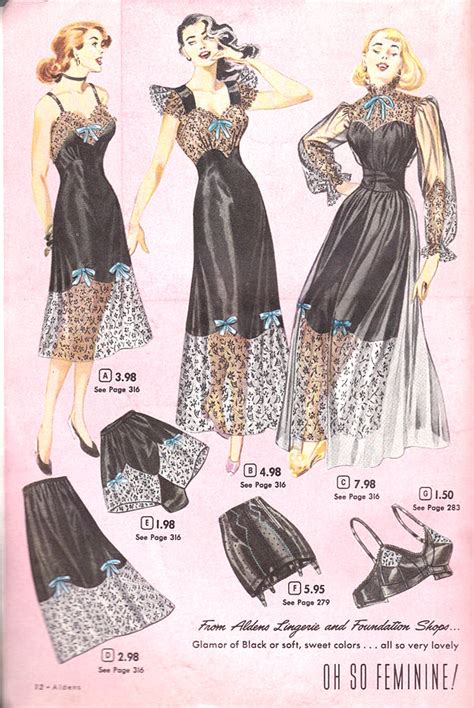 Lingerie Undergarments Underwear Vintage Ads 40s 50s Fashion Tom Lorenzo Site 44 Tom Lorenzo