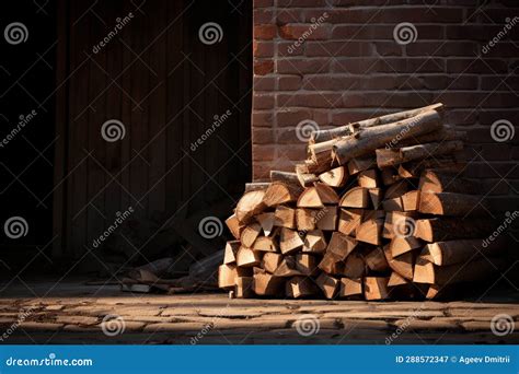 Firewood Log Tree Wood Woodpile Fuel Fire Stacked Pile Brown Timber Cut