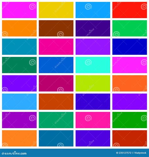 Tiles With Color Tones For Your Design Vector Set Stock Vector