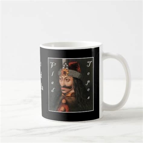 Vlad Tepes With Name In Black Adder Coffee Mug White