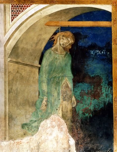 biblical betrayal judas iscariot  medieval  renaissance italian art italian art society