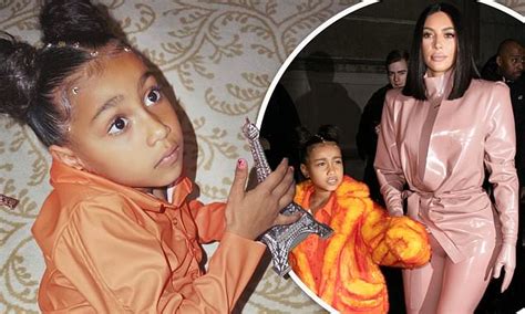 Kim Kardashian Shares Sweet Snaps Of Her Fashionista Babe North West Daily Mail Online