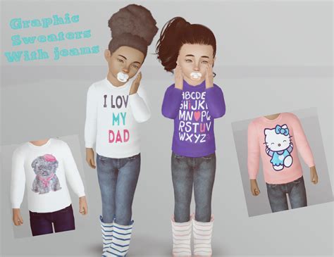 My Sims 3 Blog New Hair Accessories And Clothing For Toddlers By