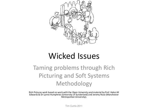 Wicked Issues Taming Problems And Systems
