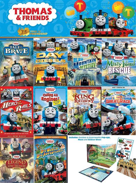 Thomas And Friends 10 Movie 75th Anniversary Collection