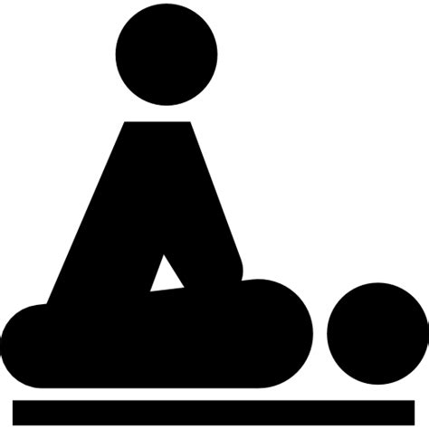 Massage Basic Straight Filled Icon