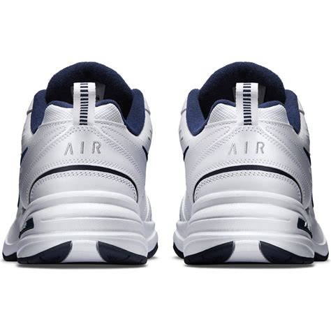 Nike Mens Nike Air Monarch Iv 4e Running Shoes 12 White Metallic