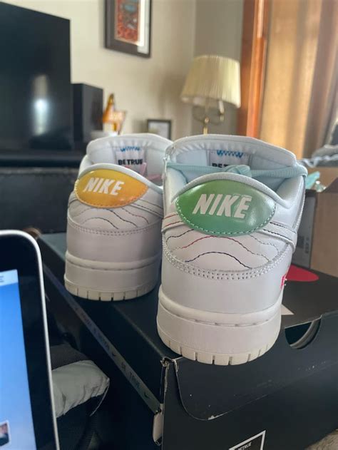 Heel Tab Color Relative To Sizing On Pride Dunks Dunksnotdead