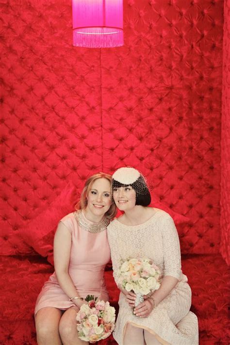 White Tights And Peach Pretty ~ A 1960s Inspired Private Members Club Wedding Love My Dress