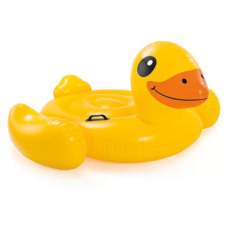 Intex Inflatable Yellow Duck Ride On Pool Float