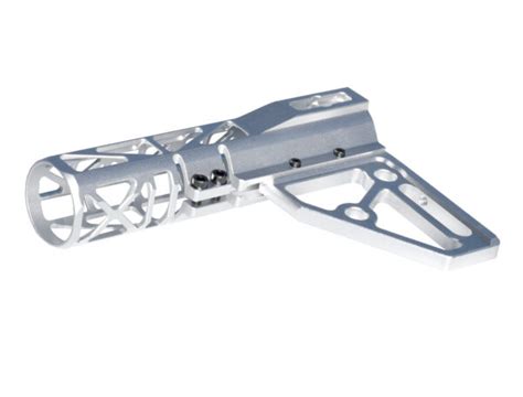 Presma Aluminum Skeletonized Pistol Arm Brace Silver Presma Inc