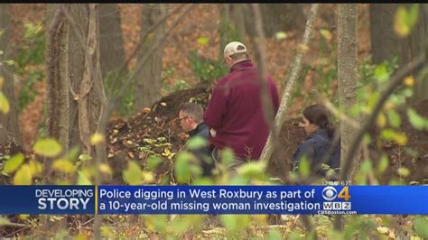 west roxbury police dig related to 2007 missing woman case youtube