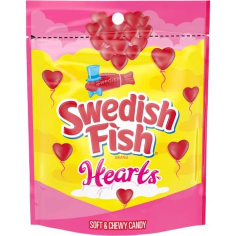 Swedish Fish Soft And Chewy Valentines Day Candy Hearts 10 Oz Foods Co