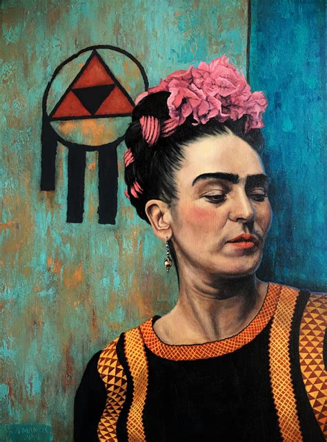 She grew up in the family's home where was later referred to as the blue house or casa azul. A Portrait of Frida Kahlo in Chicle and More Frida Inspired Art