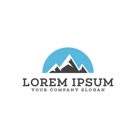 Mountain Logo Design Concept Template 611185 Vector Art At Vecteezy