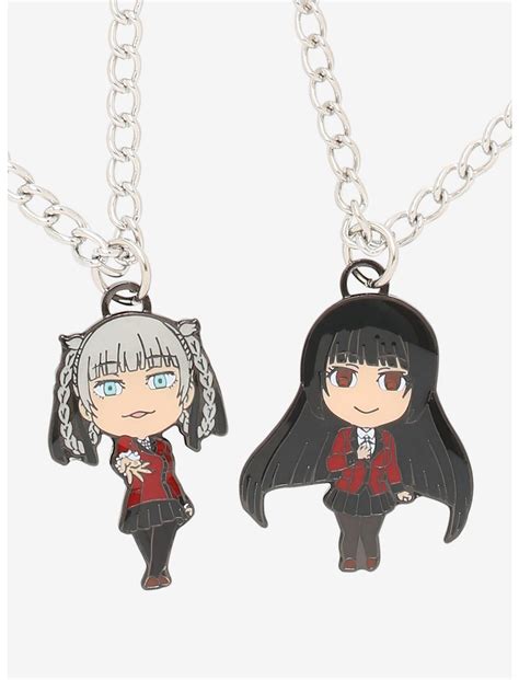 Kakegurui Yumeko And Kirari Best Friend Necklace Set Hot Topic