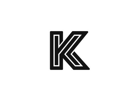 K Logo Design Typography Lettering Design Text Logo Design