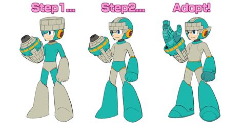 Mega Man 11 Block Dropper Concept Art Via The Mega Man Twitter R