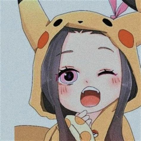 Chibi Nezuko Zenitsu Matching Pfps Em 2023 Personagens De Anime